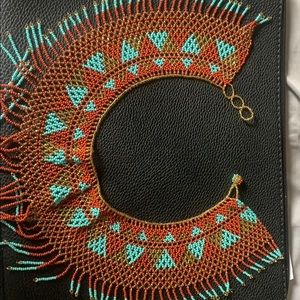 Panamanian beaded choker